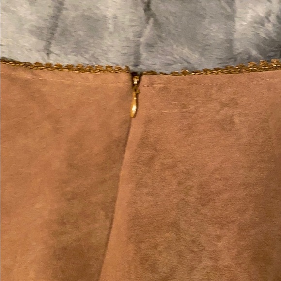 Faux suede skirt—bought in early 2000s - Picture 7 of 10